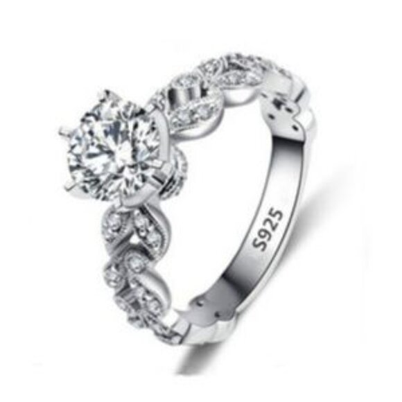 aperfectbuy Jewelry - NEW 925 Sterling Silver CZ Cubic Zirconia Ring – 925 Silver Band• Gift Ready